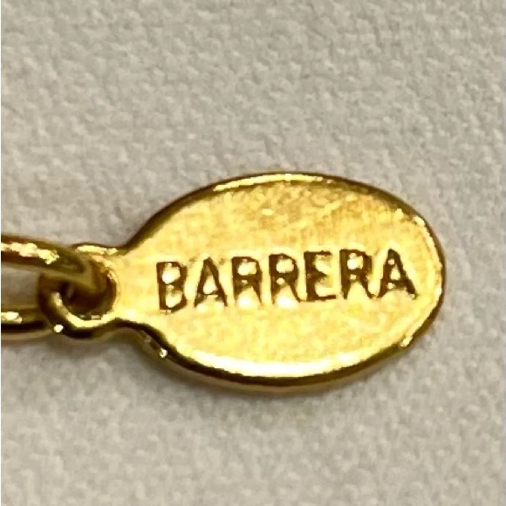 Vintage Signature Barrera Black and Gold Princess Necklace - Picture 12 of 16